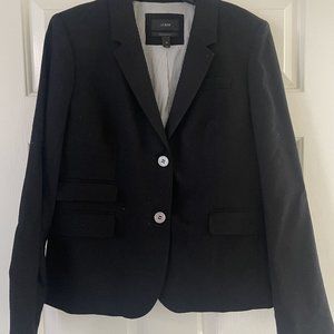 J Crew Schoolboy Blazer in Black Size 14 Item 05157.